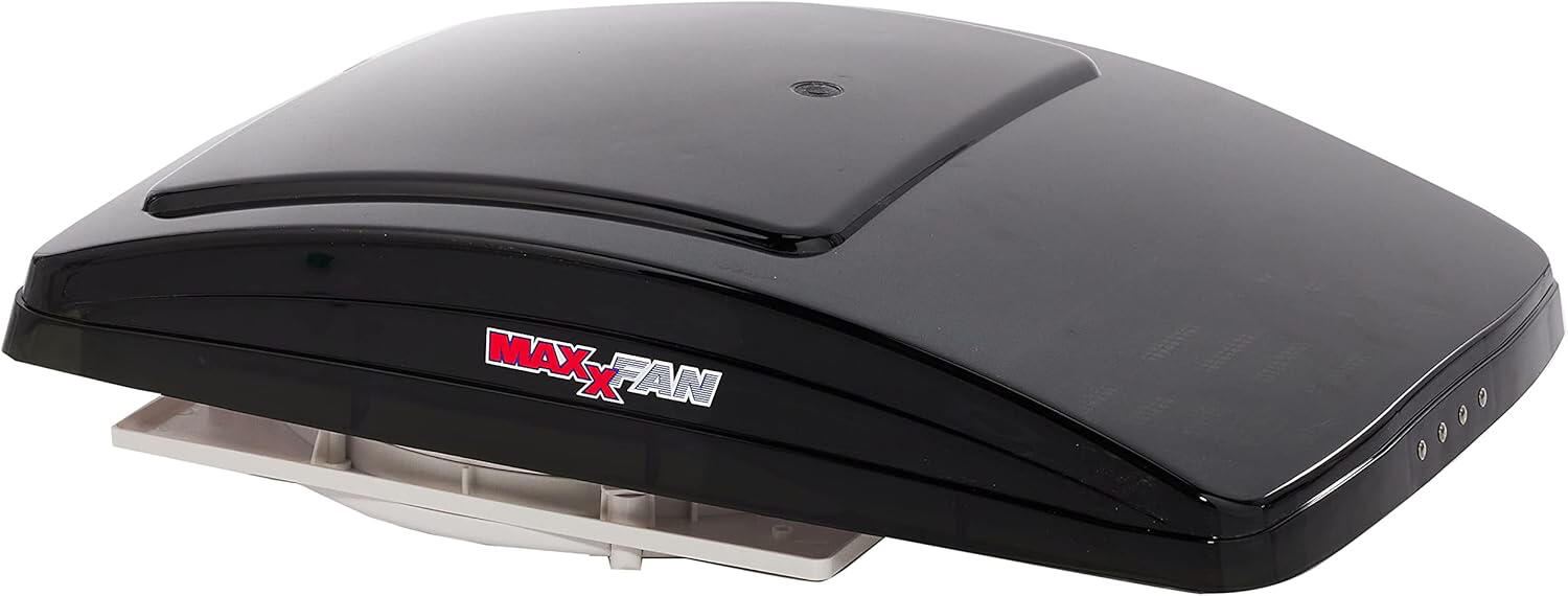 MAXXAIR MaxxFan Deluxe with Remote and Built-in Rain Shield