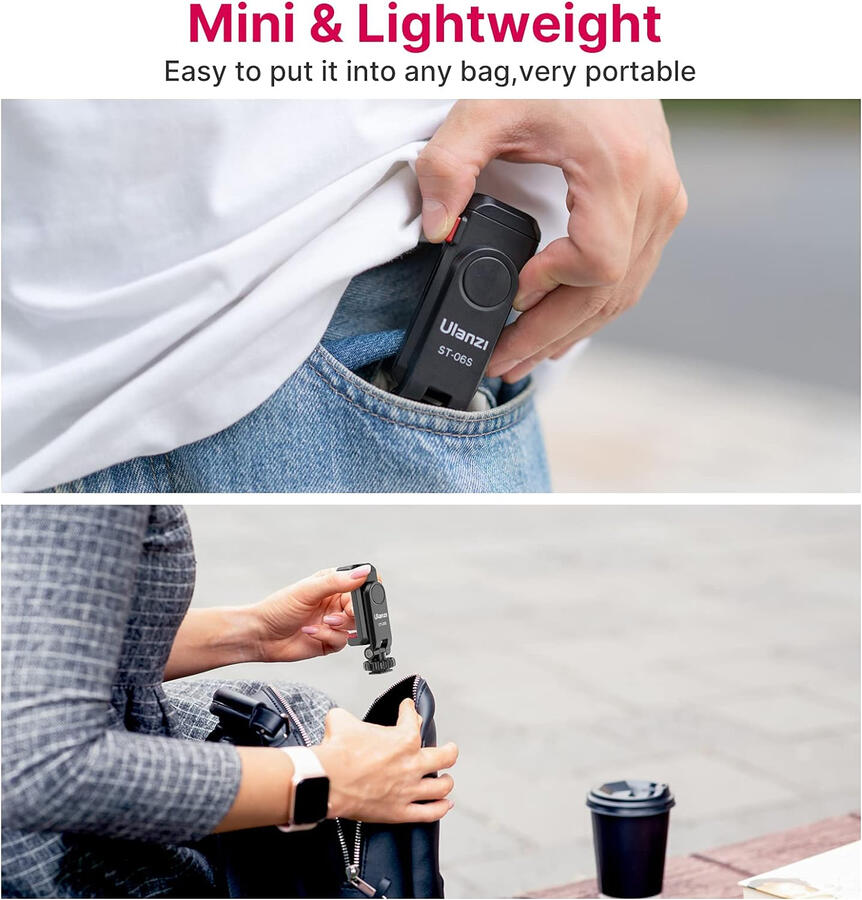 Perfect for vloggers and content creators, this durable tripod mount ensures stable shots and easy compatibility with any tripod.