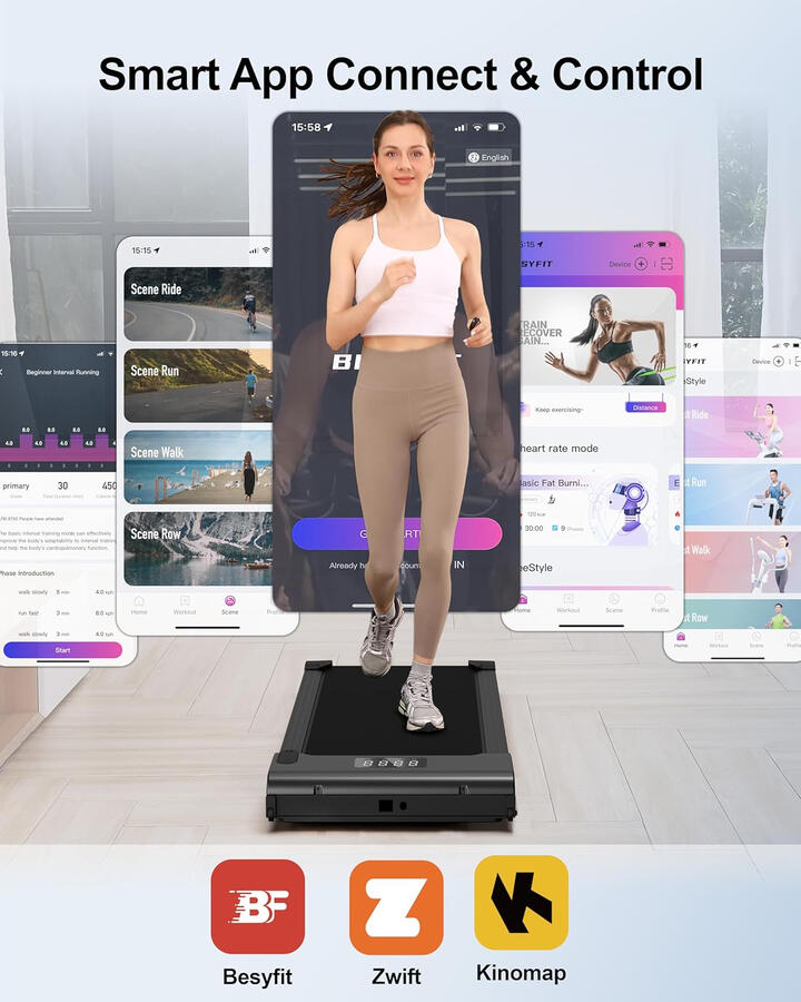 Lichico Portable Brushless Motorized Treadmill