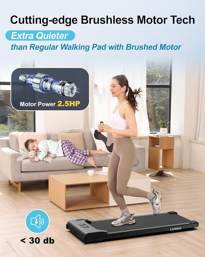 Lichico Portable Brushless Motorized Treadmill
